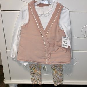 NWT Shabby Chic Boutique Girl’s 3 Piece Set Size 4T